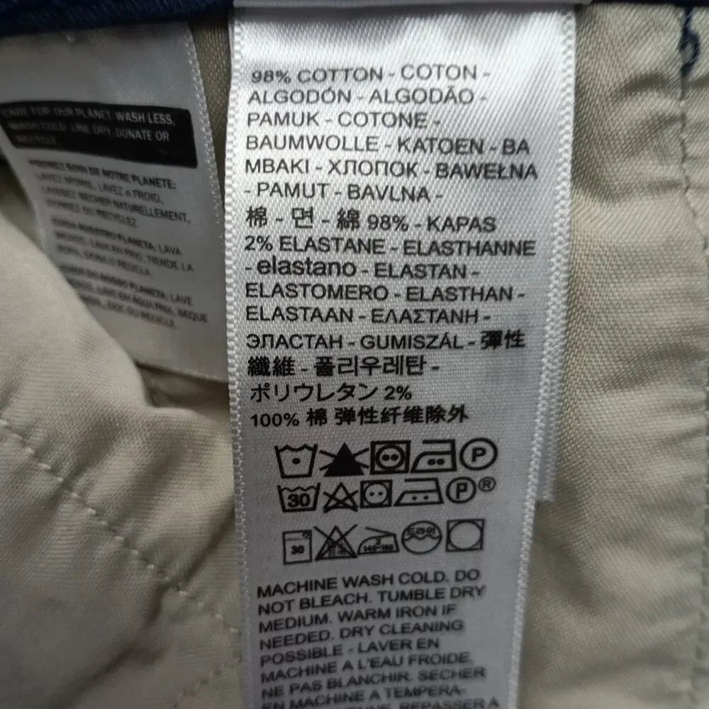 Levi's‎ XX Standard Taper Chino Pants Men's Size 38x32 Blue